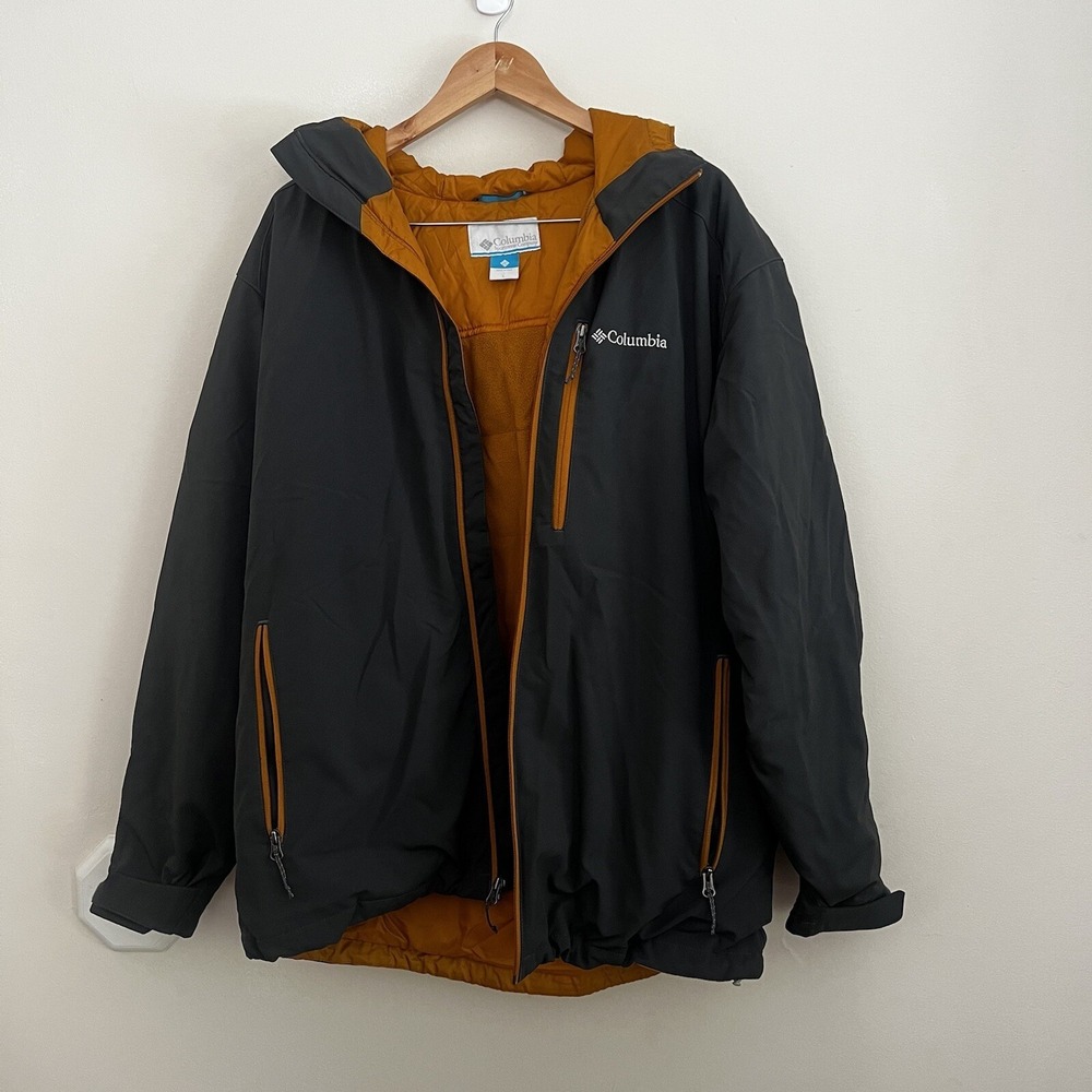 Columbia Men's L Gate Racer Insulated Softshell Jacket Shark/Harvester Workwear